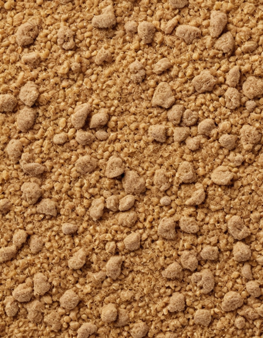konjac fiber powder texture close-up