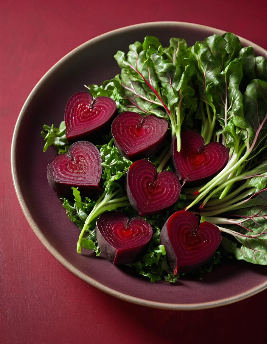 deep red beetroot texture close-up