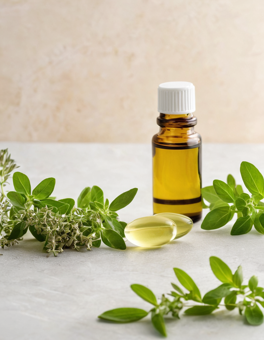 mediterranean oregano field