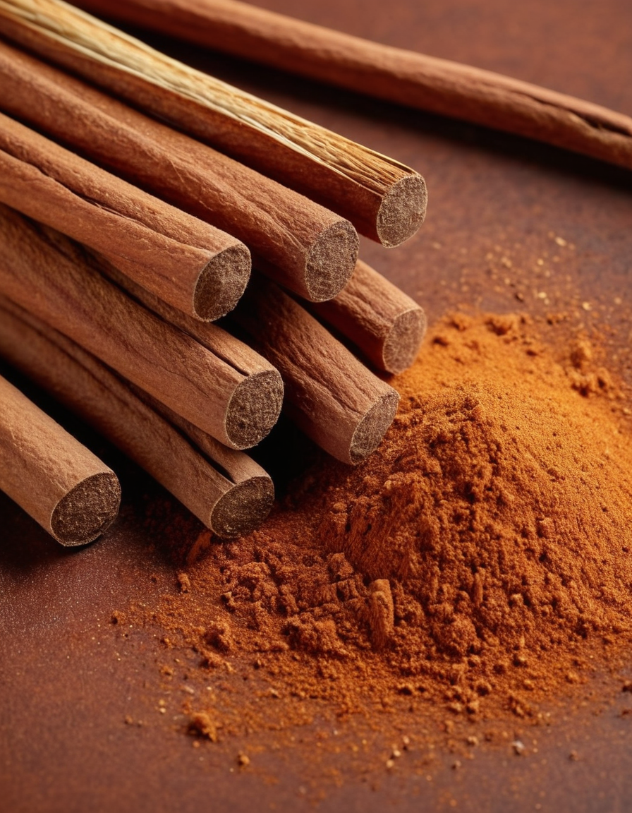 ceylon cinnamon true cinnamon bark close up