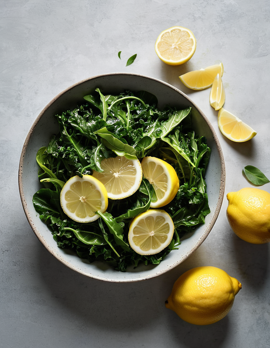 natural ingredients in a lifestyle wellness setting