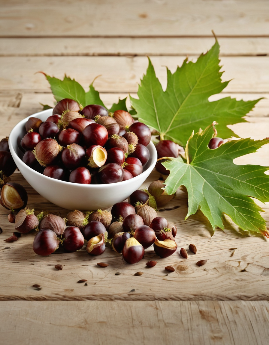 natural ingredients in a lifestyle wellness setting