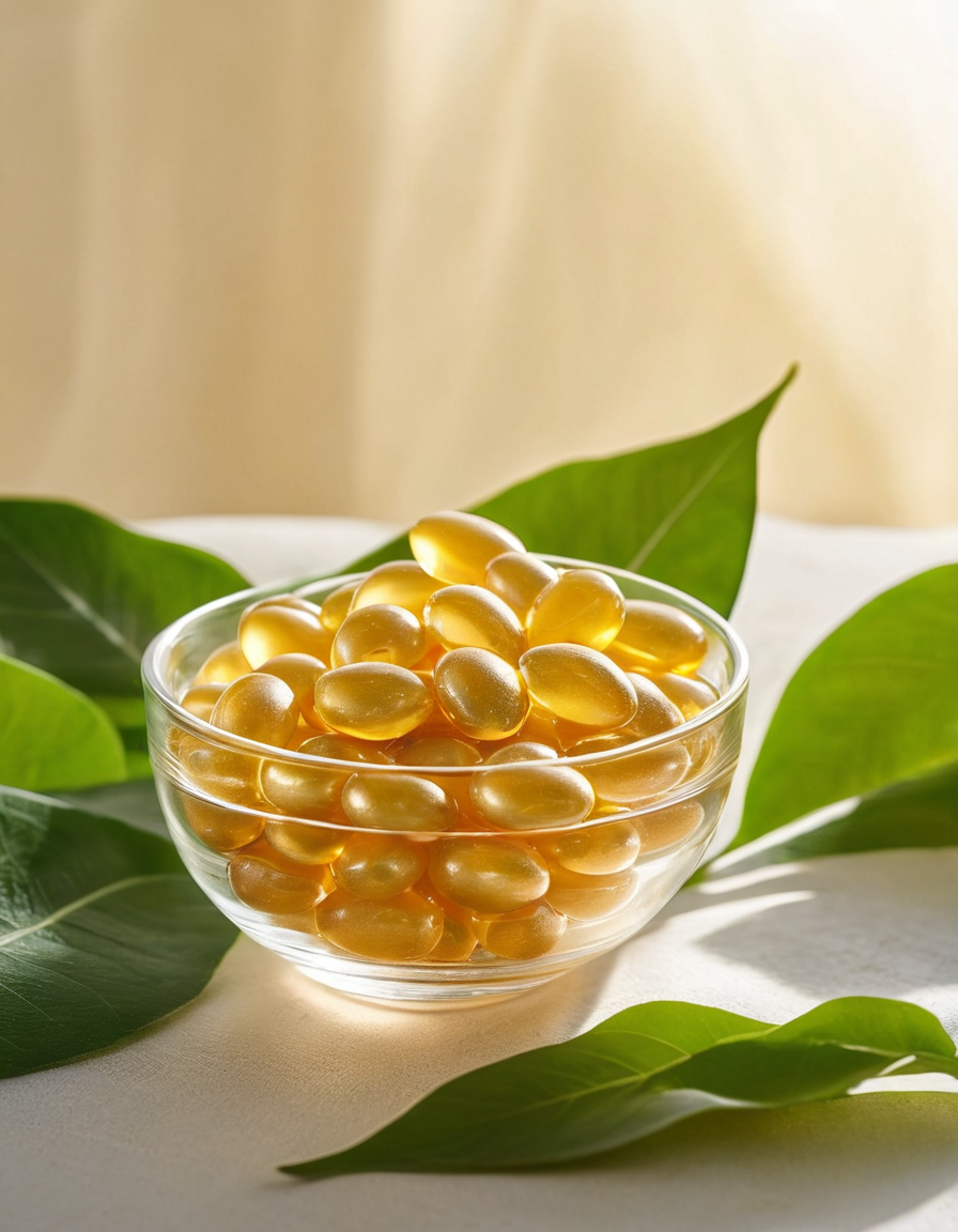 natural ingredients in a lifestyle wellness setting