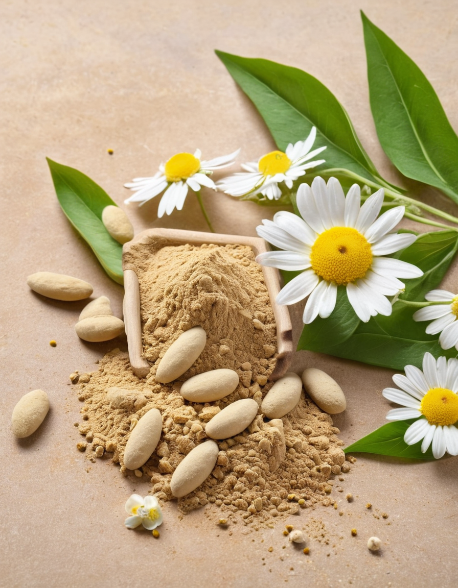 ashwagandha capsules close-up