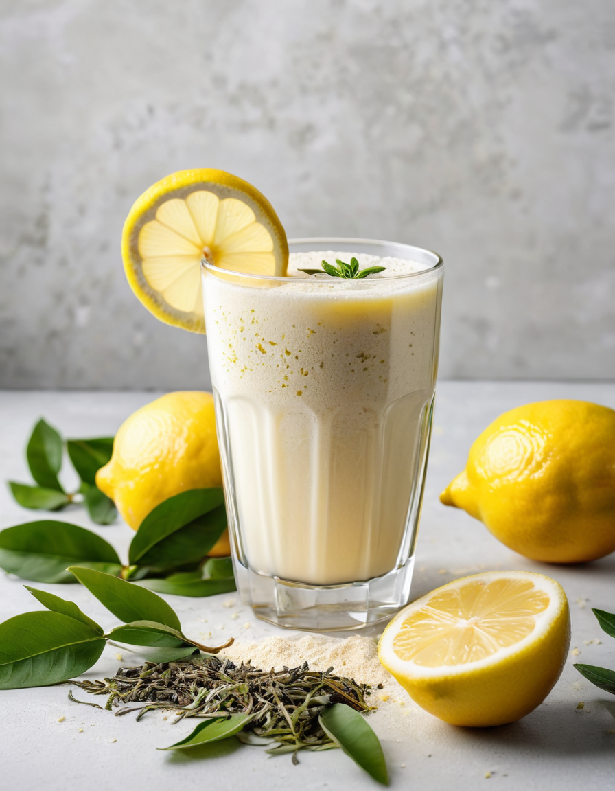 lemon fiber drink lifestyle